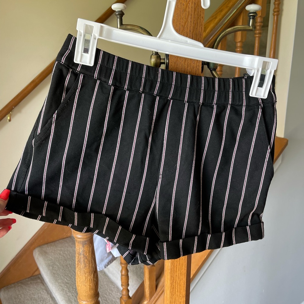 Pinstriped Forever 21 Shorts